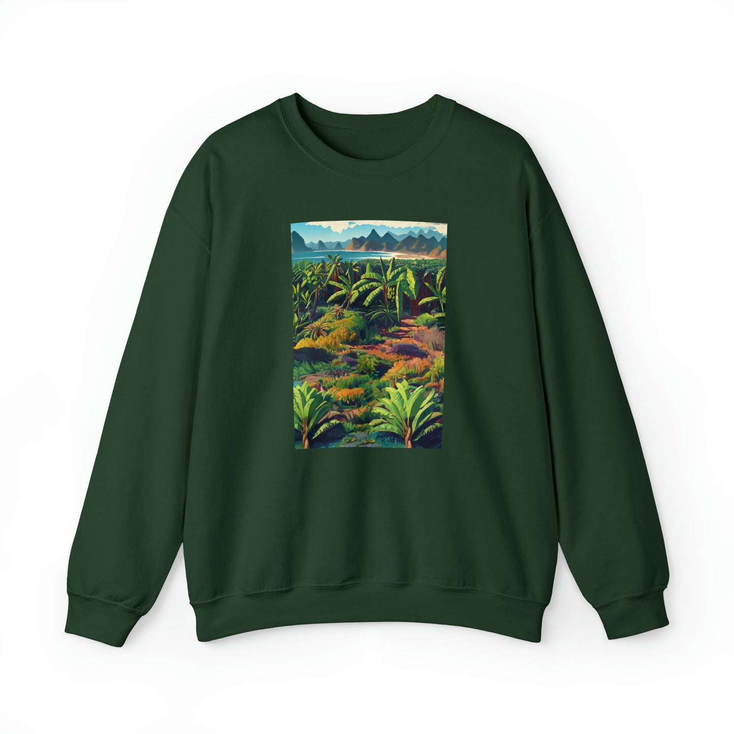 Tropicana Harvest: Banana Plantation Edition Unisex Heavy Blend™ Crewneck Sweatshirt