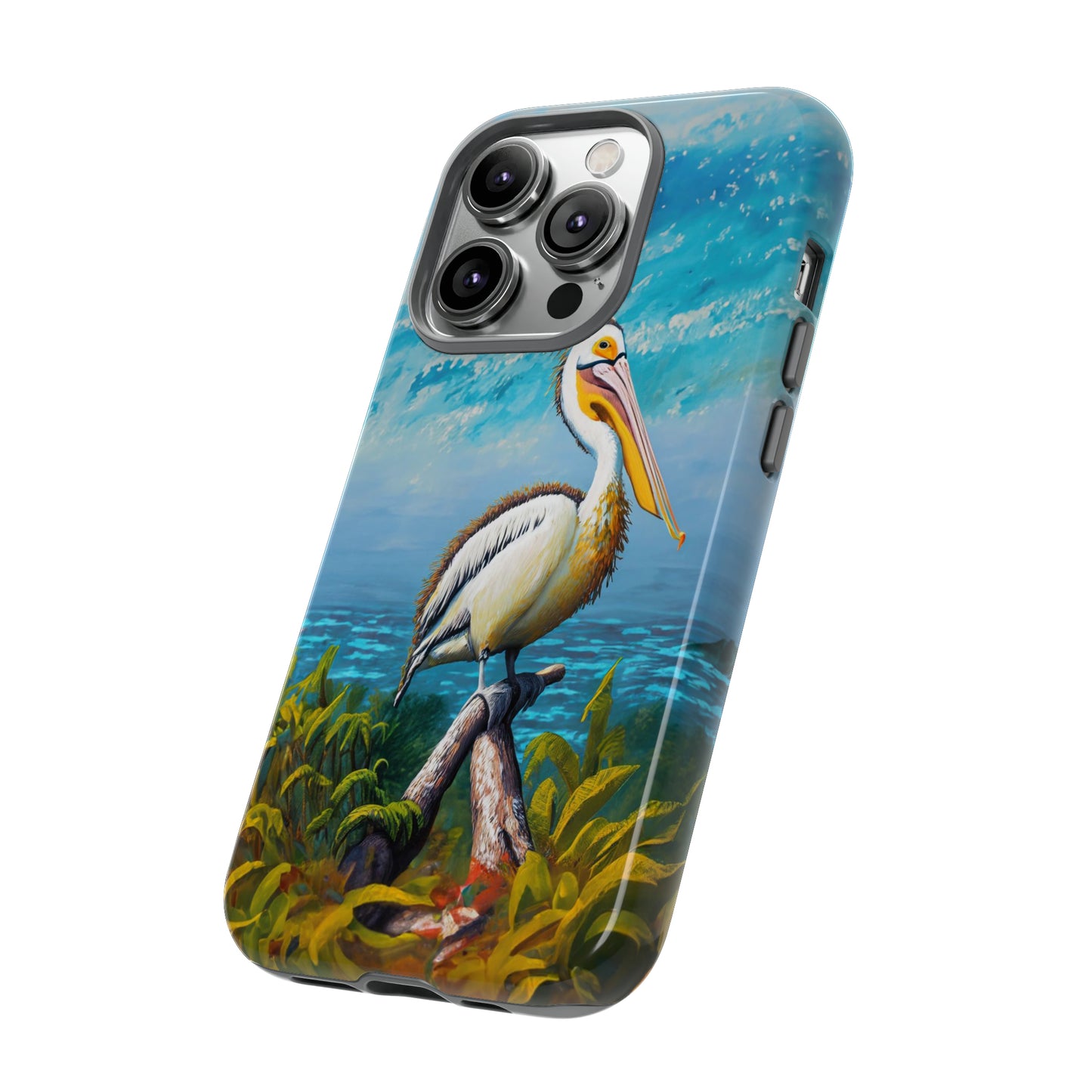 Nature's Guardian: Pelican Edition Tough Phone Case