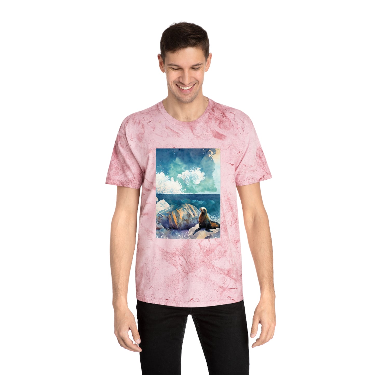 Sea Lion Spectrum: Jimmy Reefs Color Blast T-Shirt