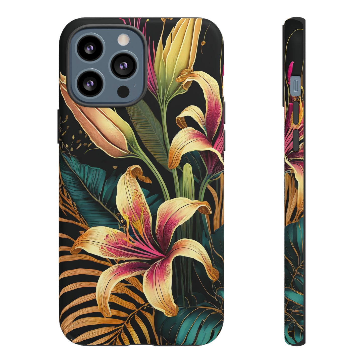 Gilded Blooms: Jimmy Reefs Tropical Elegance Case