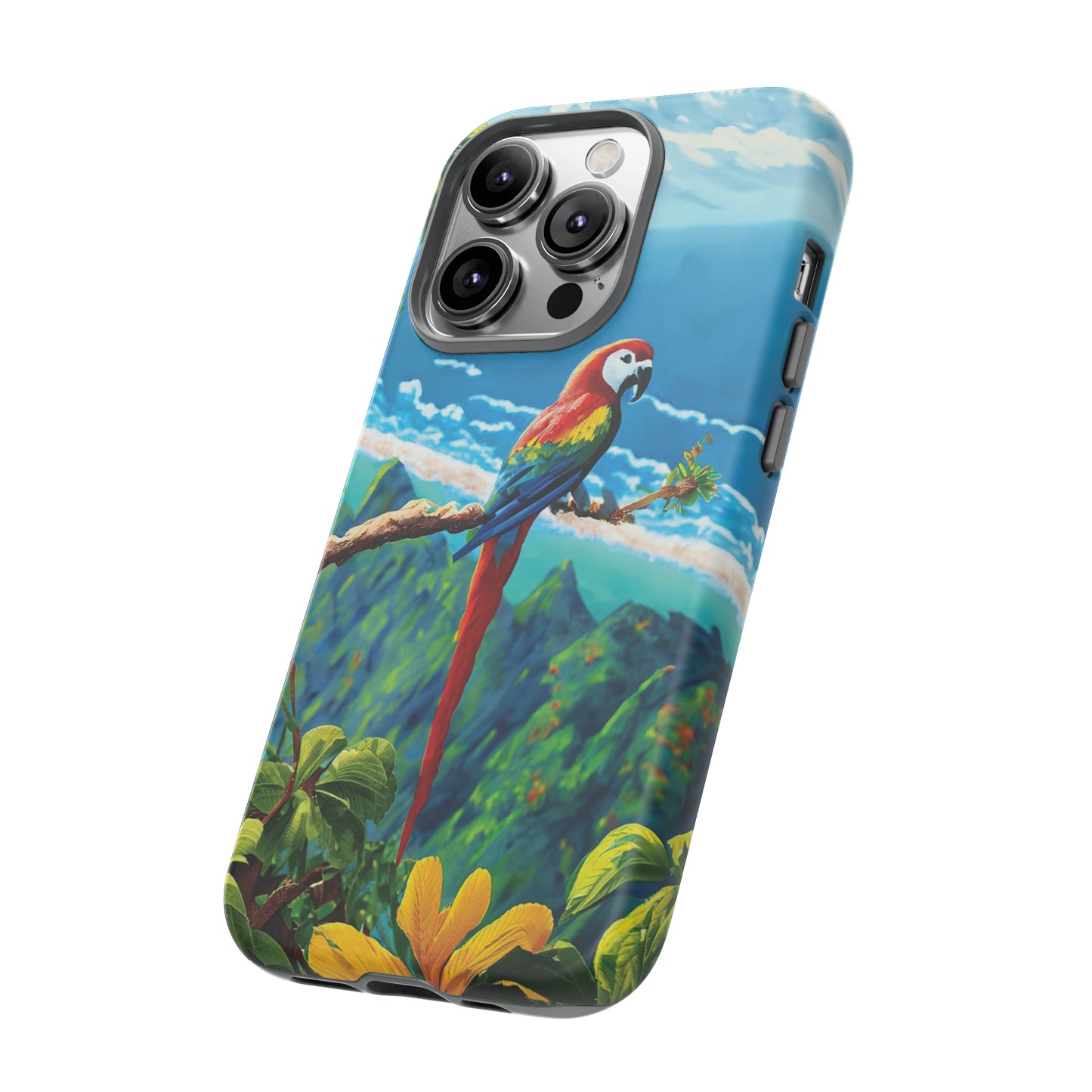 Tropical Guardian: Parrot Edition Phone Armor