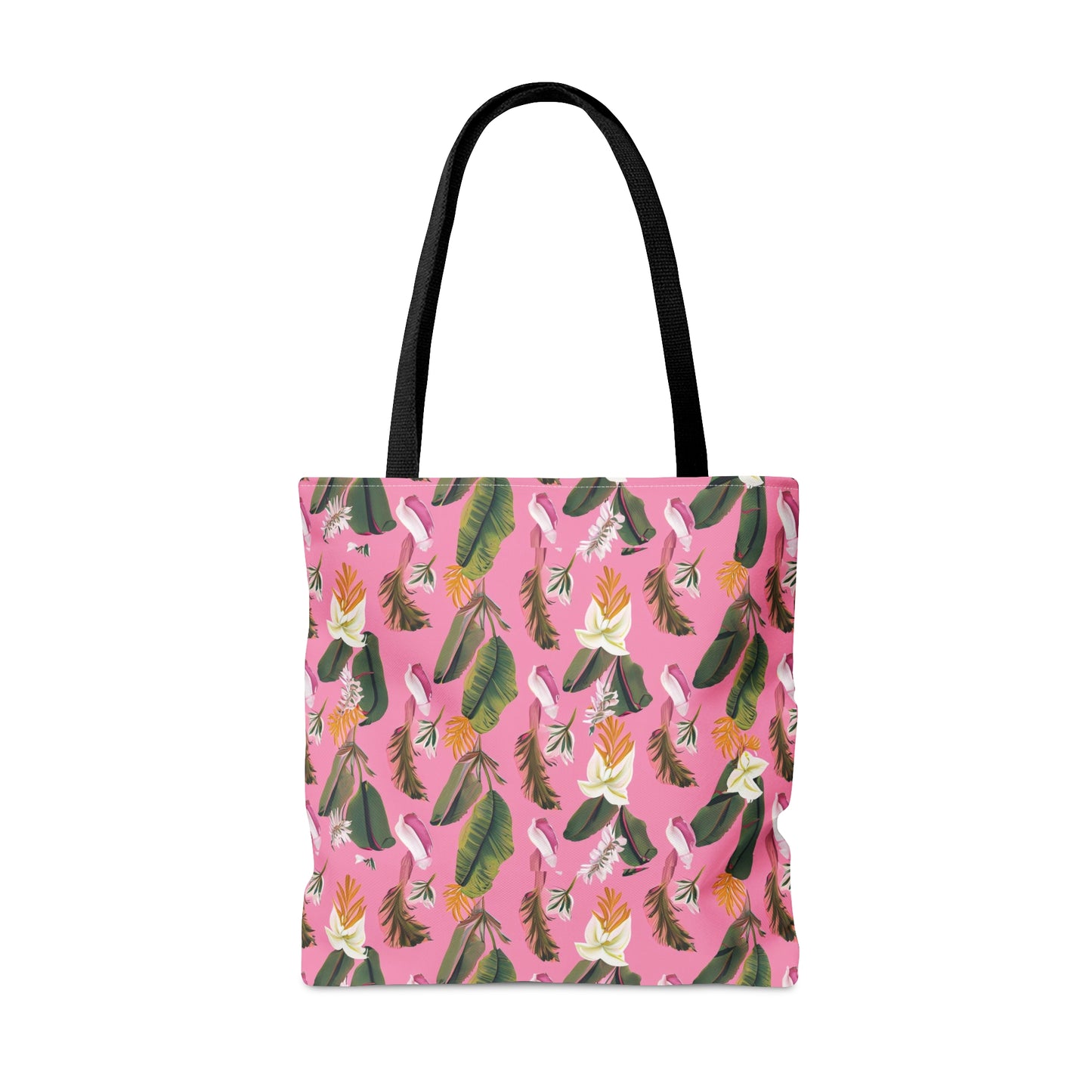 Tropical Rebellion: Pink Patterned Tote Bag