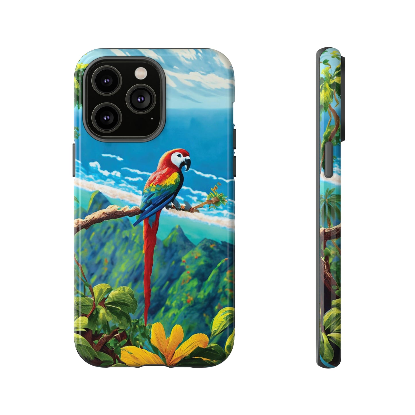 Tropical Guardian: Parrot Edition Phone Armor