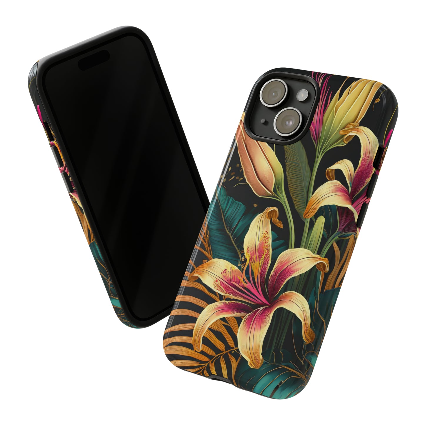 Gilded Blooms: Jimmy Reefs Tropical Elegance Case