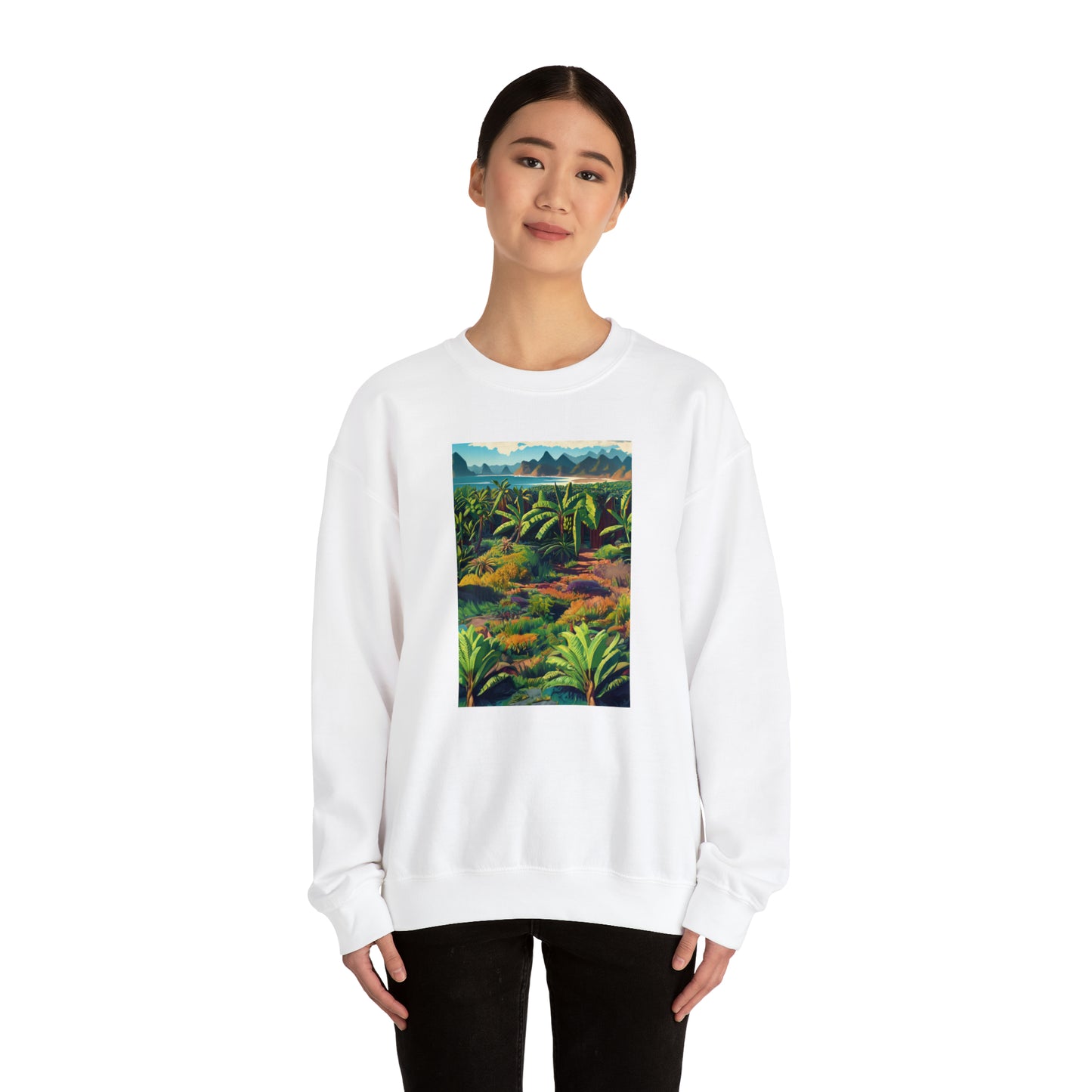 Tropicana Harvest: Banana Plantation Edition Unisex Heavy Blend™ Crewneck Sweatshirt