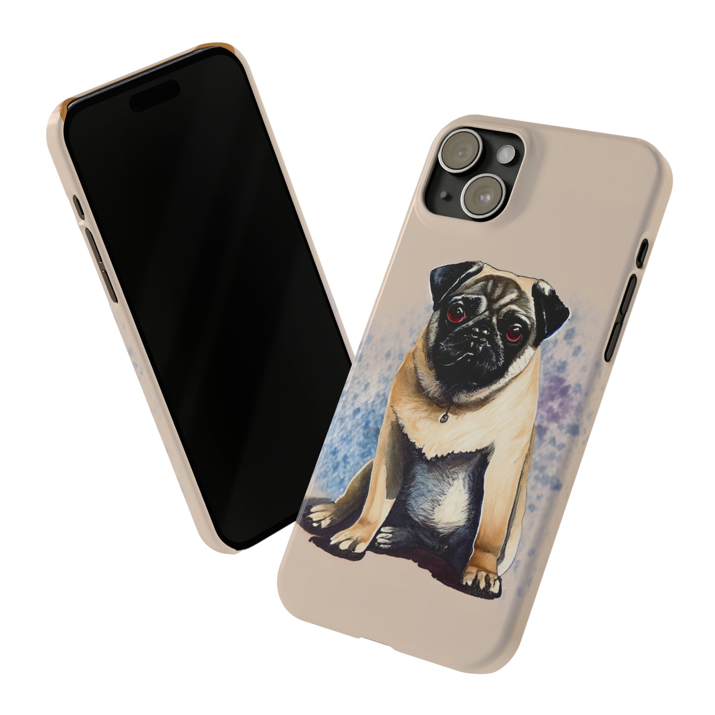 Pug Charm: Jimmy Reefs Slim Pug Edition Case