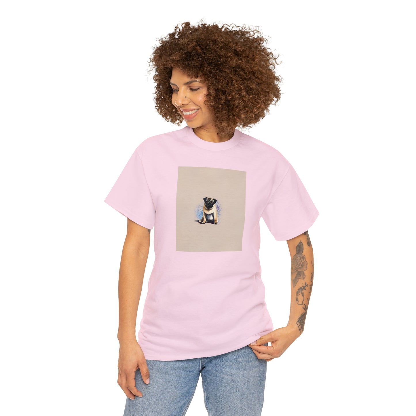 Pug Pals: Jimmy Reefs' Best Friend Tribute Heavy Cotton Tee
