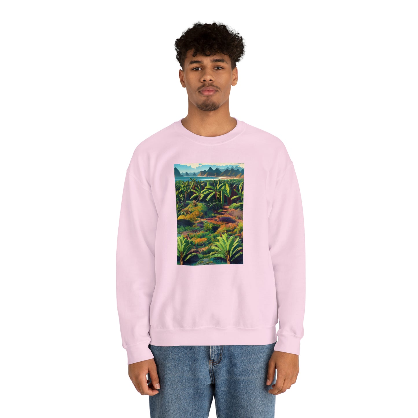 Tropicana Harvest: Banana Plantation Edition Unisex Heavy Blend™ Crewneck Sweatshirt