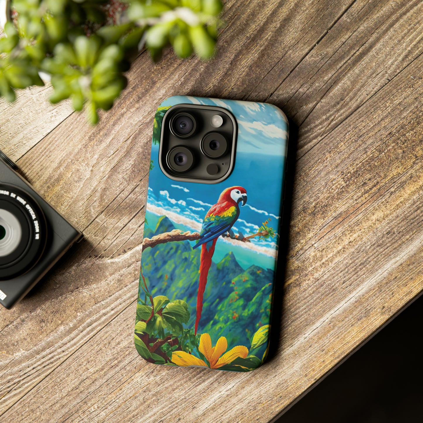 Tropical Guardian: Parrot Edition Phone Armor