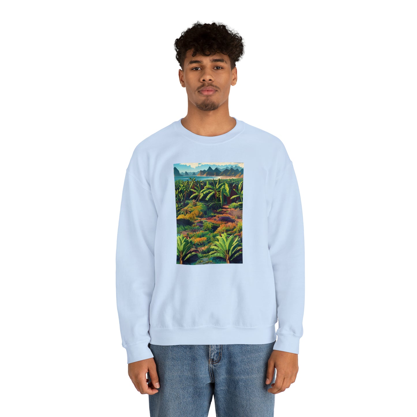 Tropicana Harvest: Banana Plantation Edition Unisex Heavy Blend™ Crewneck Sweatshirt