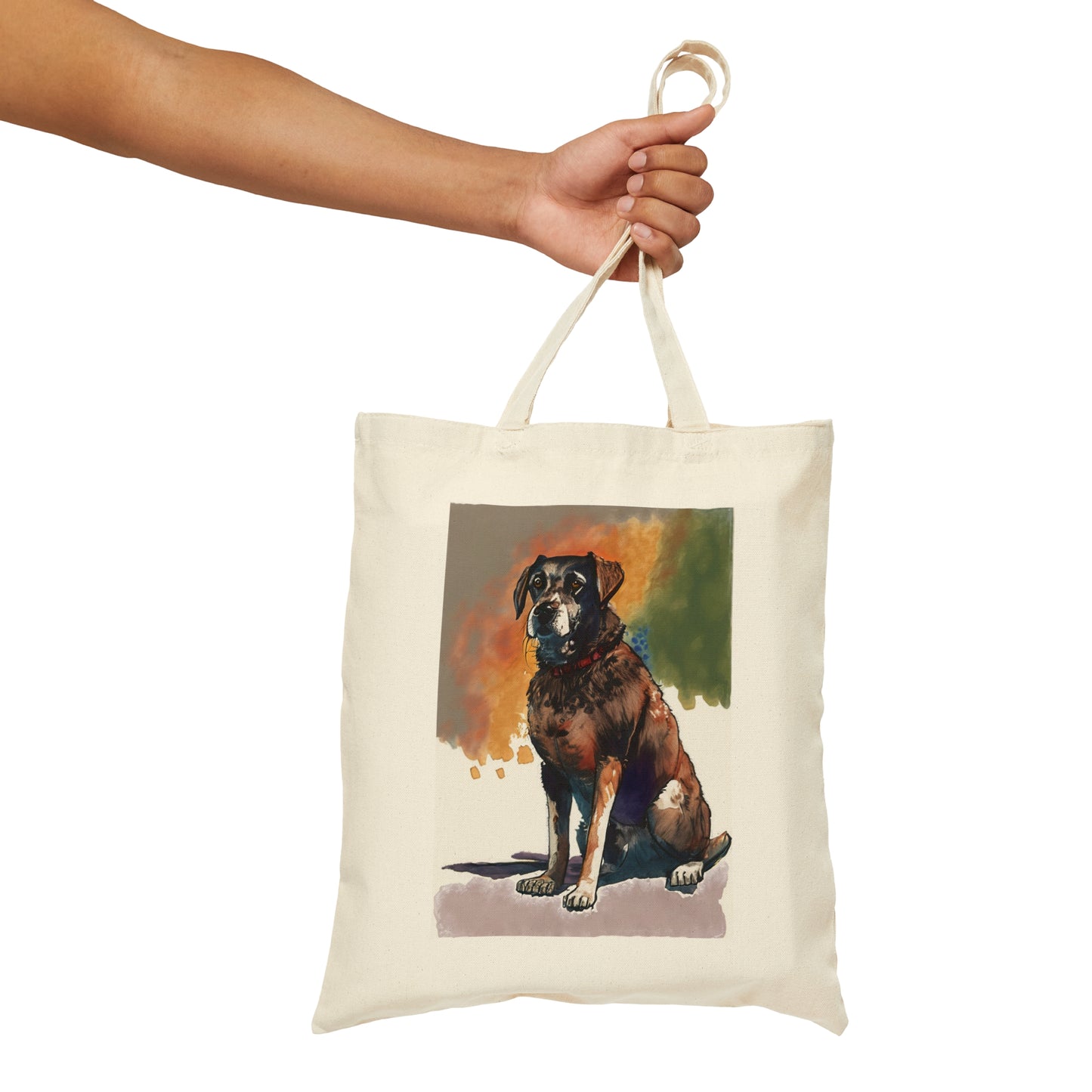 Mutt Majesty Cotton Canvas Tote Bag