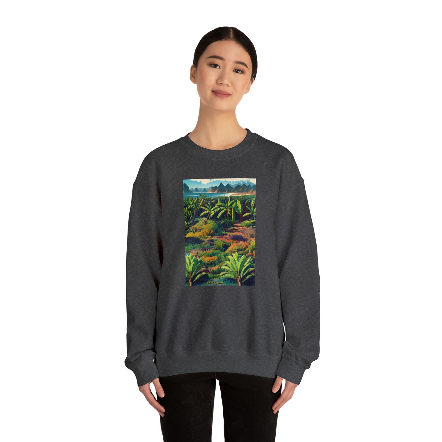 Tropicana Harvest: Banana Plantation Edition Unisex Heavy Blend™ Crewneck Sweatshirt