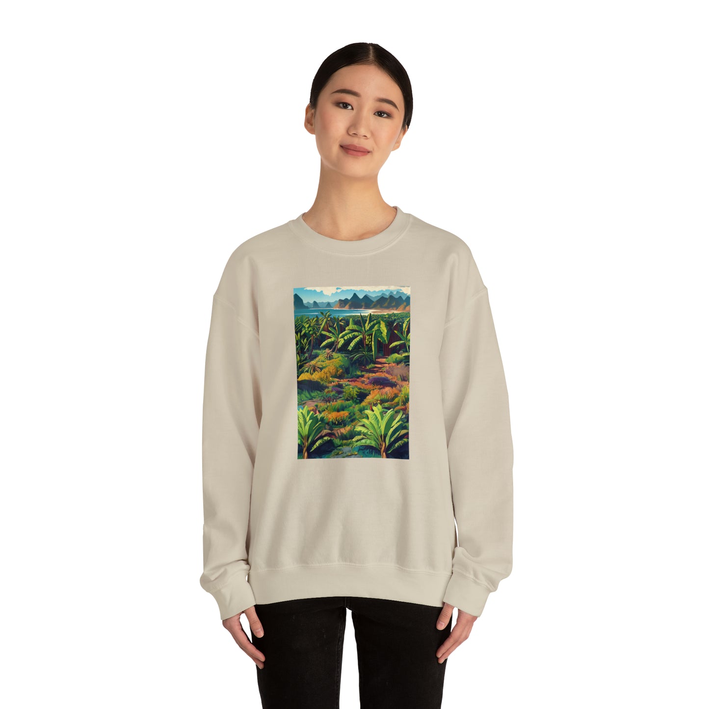 Tropicana Harvest: Banana Plantation Edition Unisex Heavy Blend™ Crewneck Sweatshirt
