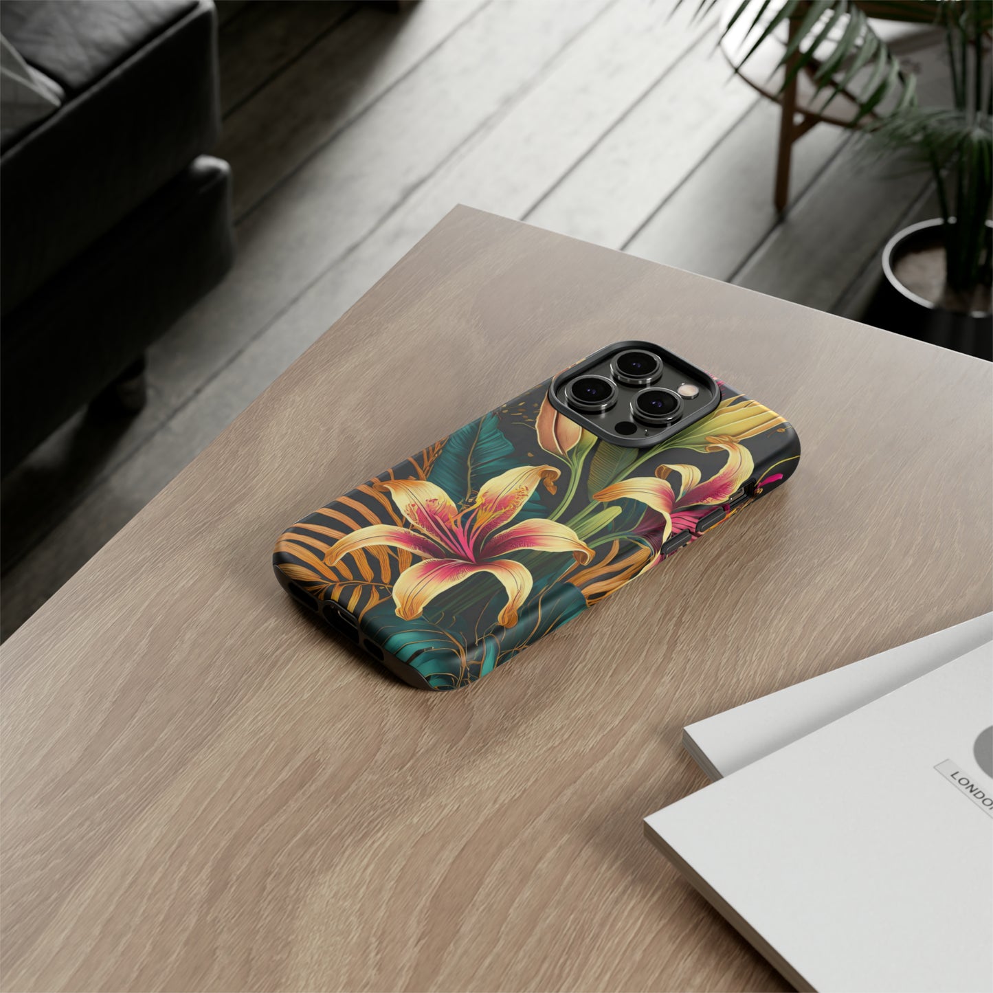 Gilded Blooms: Jimmy Reefs Tropical Elegance Case