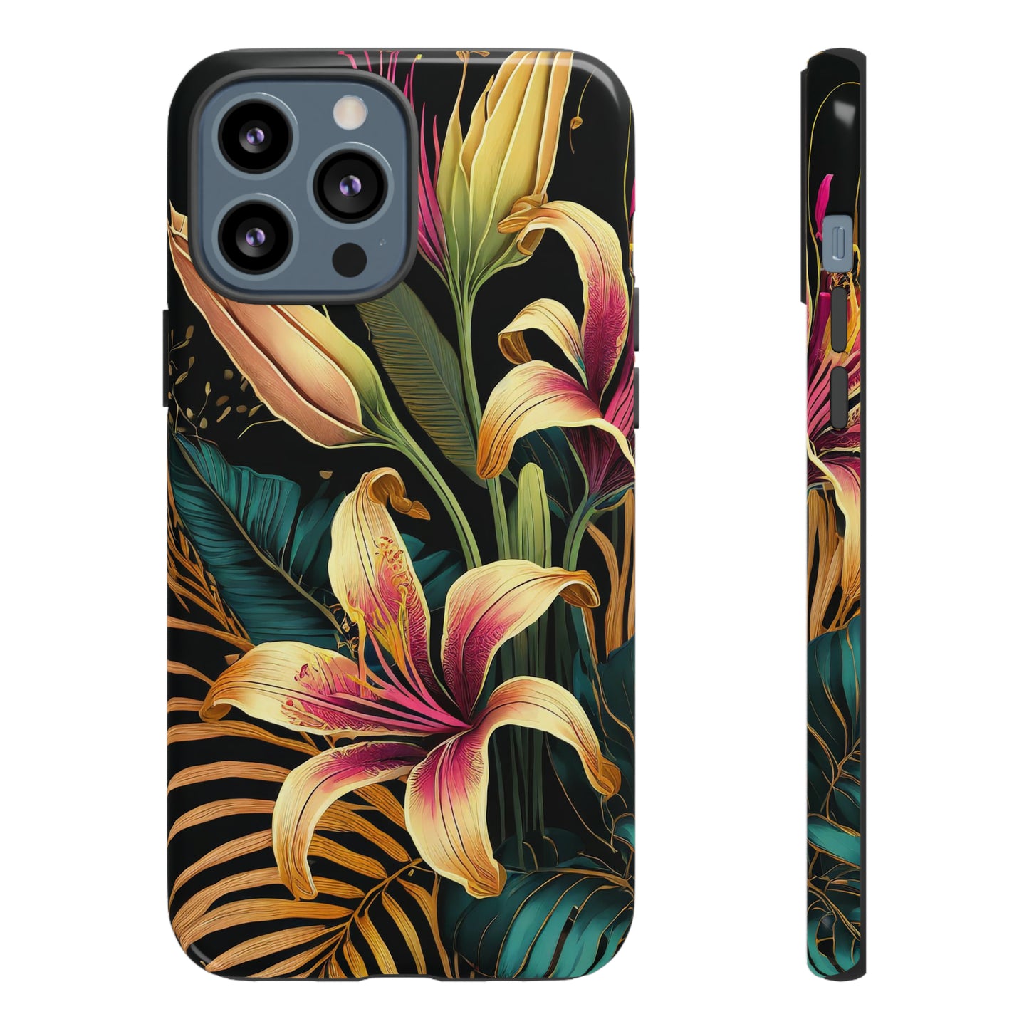 Gilded Blooms: Jimmy Reefs Tropical Elegance Case