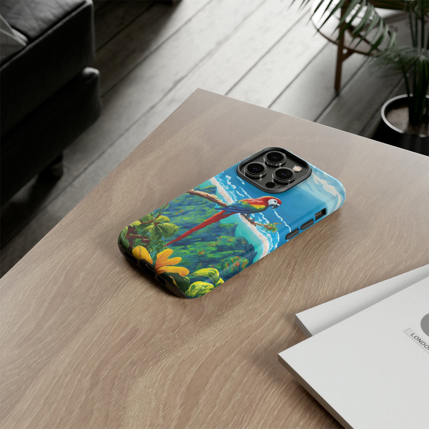 Tropical Guardian: Parrot Edition Phone Armor