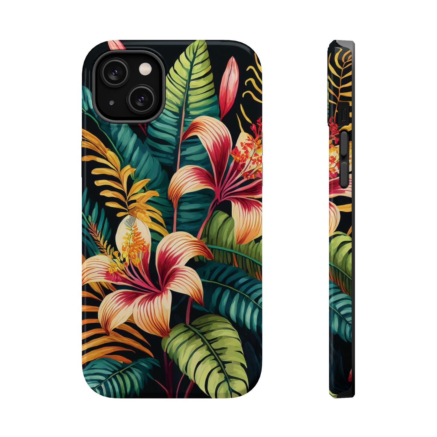 Tropical Bloom Elegance: Jimmy Reefs Floral Fantasy MagSafe Tough Cases