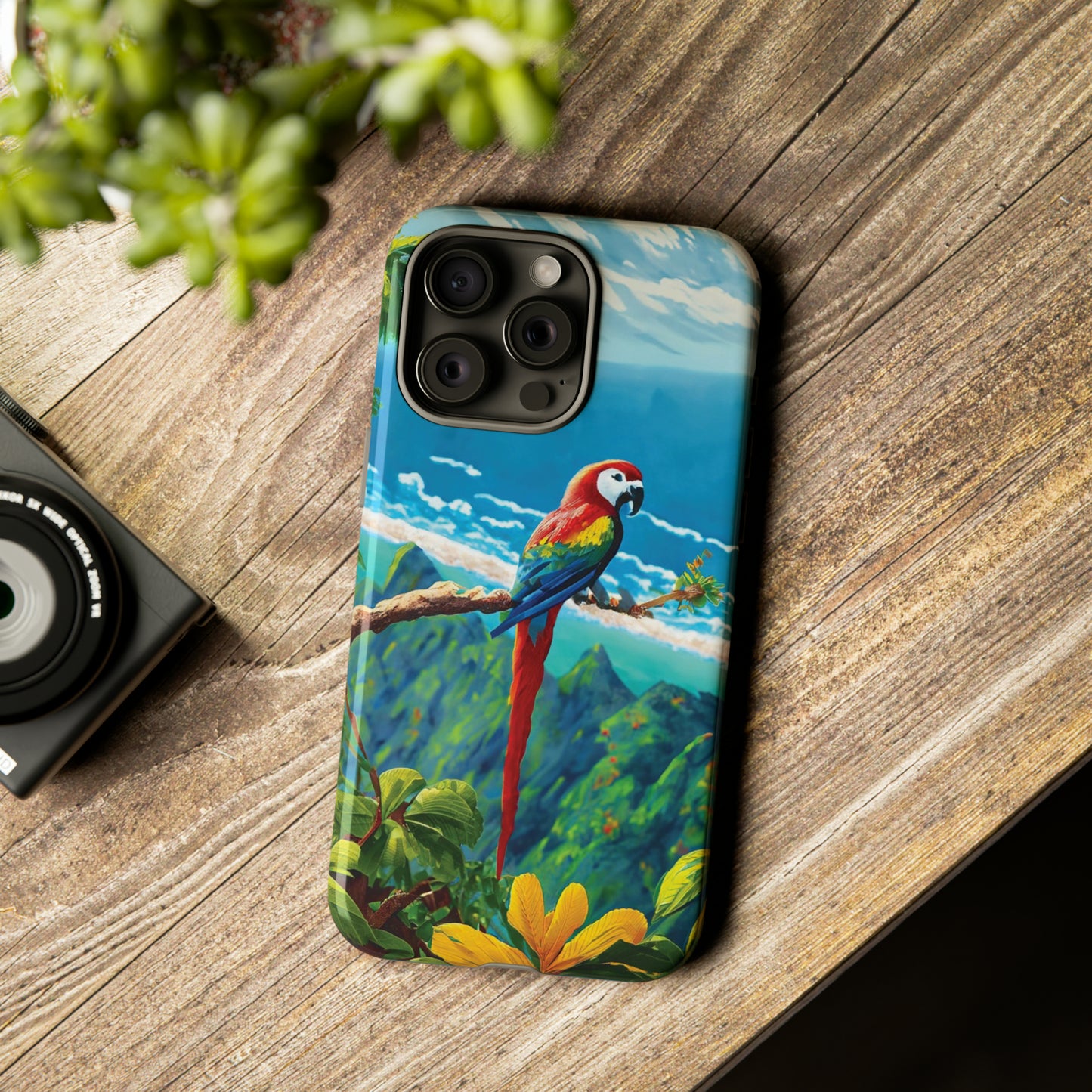 Tropical Guardian: Parrot Edition Phone Armor