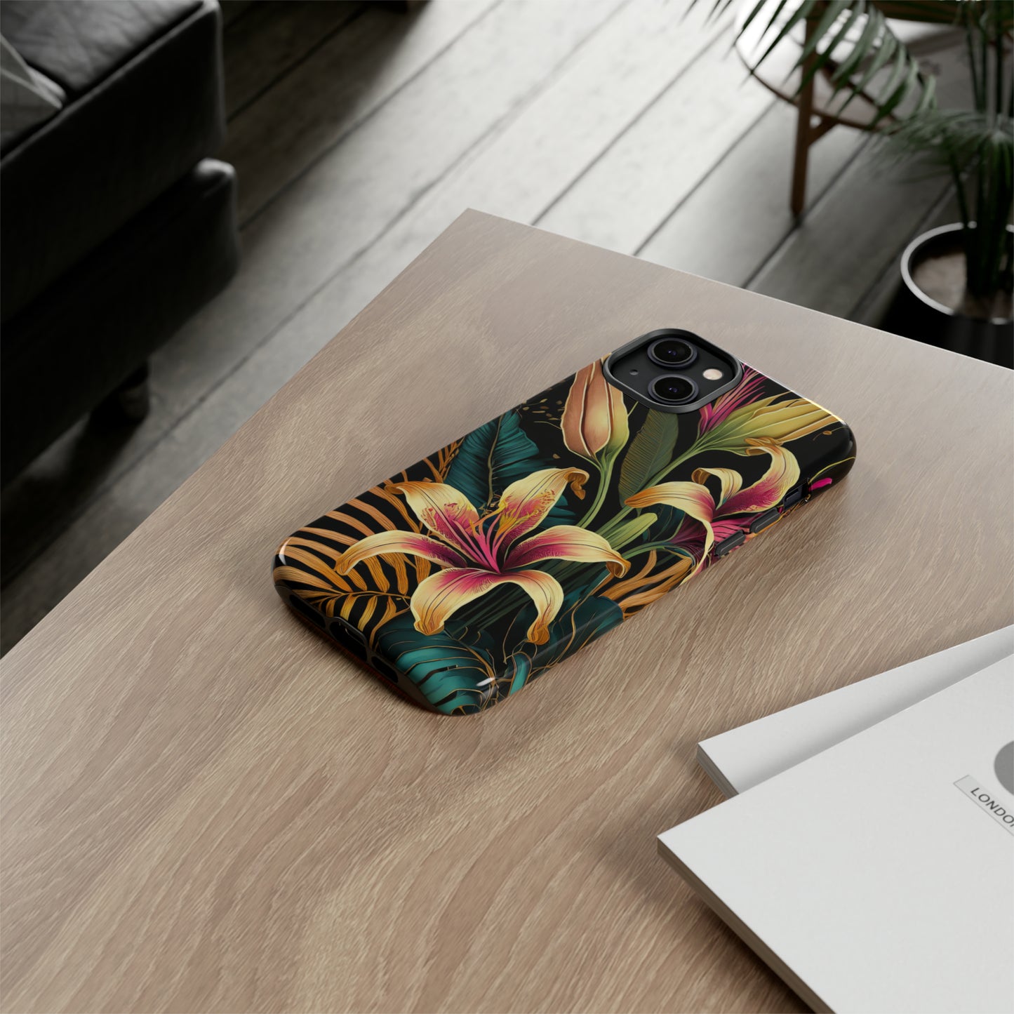 Gilded Blooms: Jimmy Reefs Tropical Elegance Case