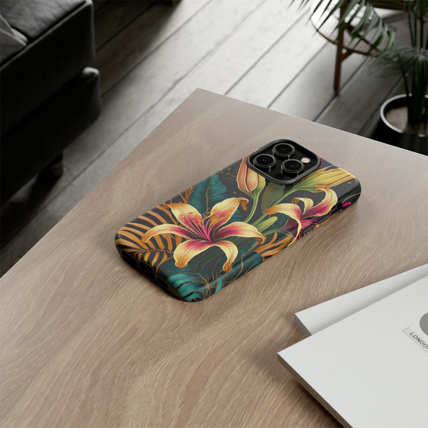 Gilded Blooms: Jimmy Reefs Tropical Elegance Case
