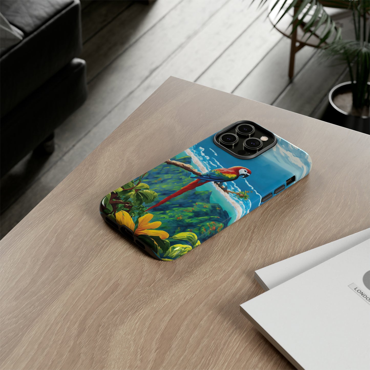 Tropical Guardian: Parrot Edition Phone Armor