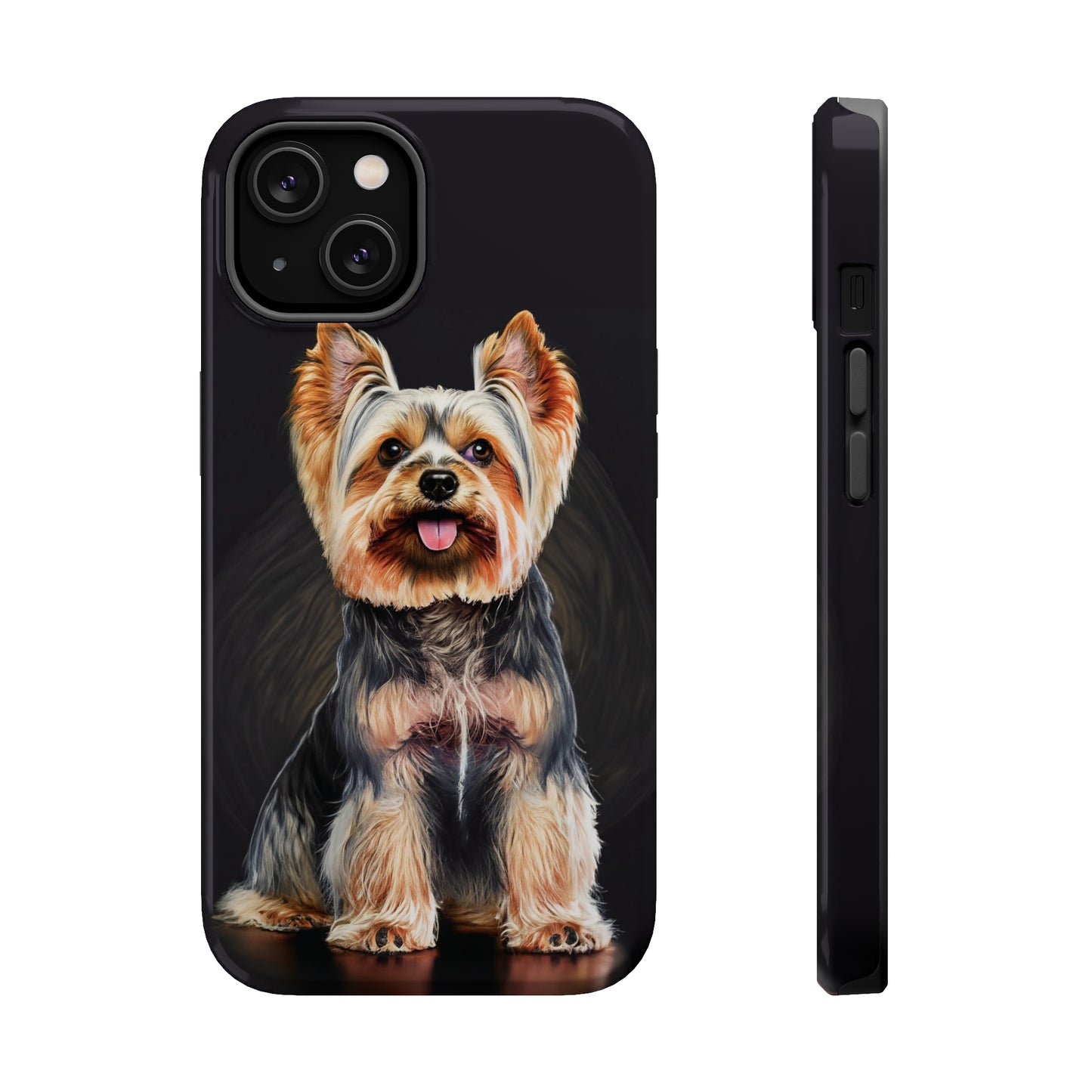 Pocket-Size Protector: Magsafe Guardian Yorkie Flair Tough Case