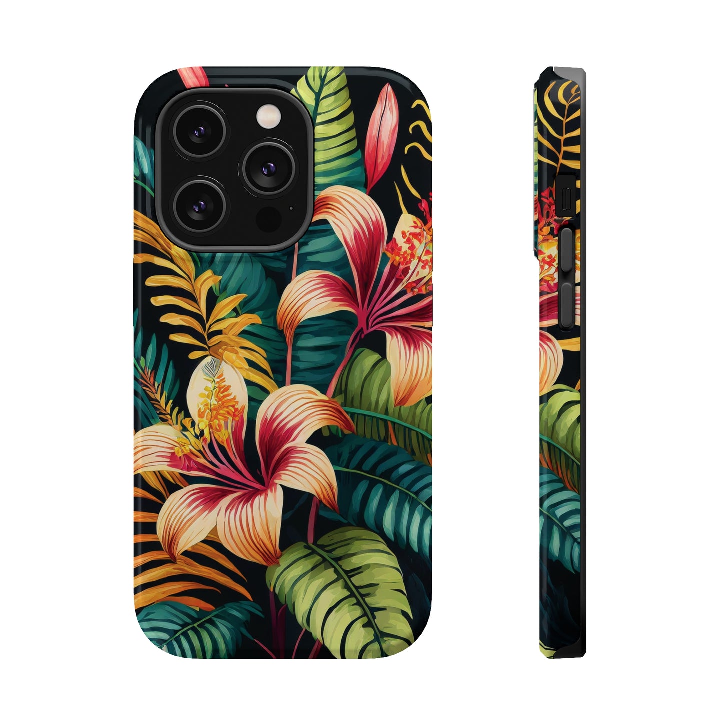 Tropical Bloom Elegance: Jimmy Reefs Floral Fantasy MagSafe Tough Cases