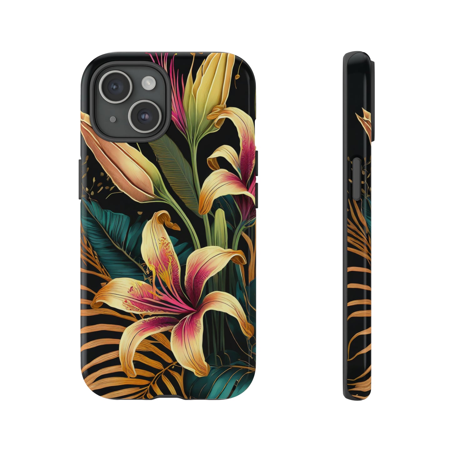 Gilded Blooms: Jimmy Reefs Tropical Elegance Case