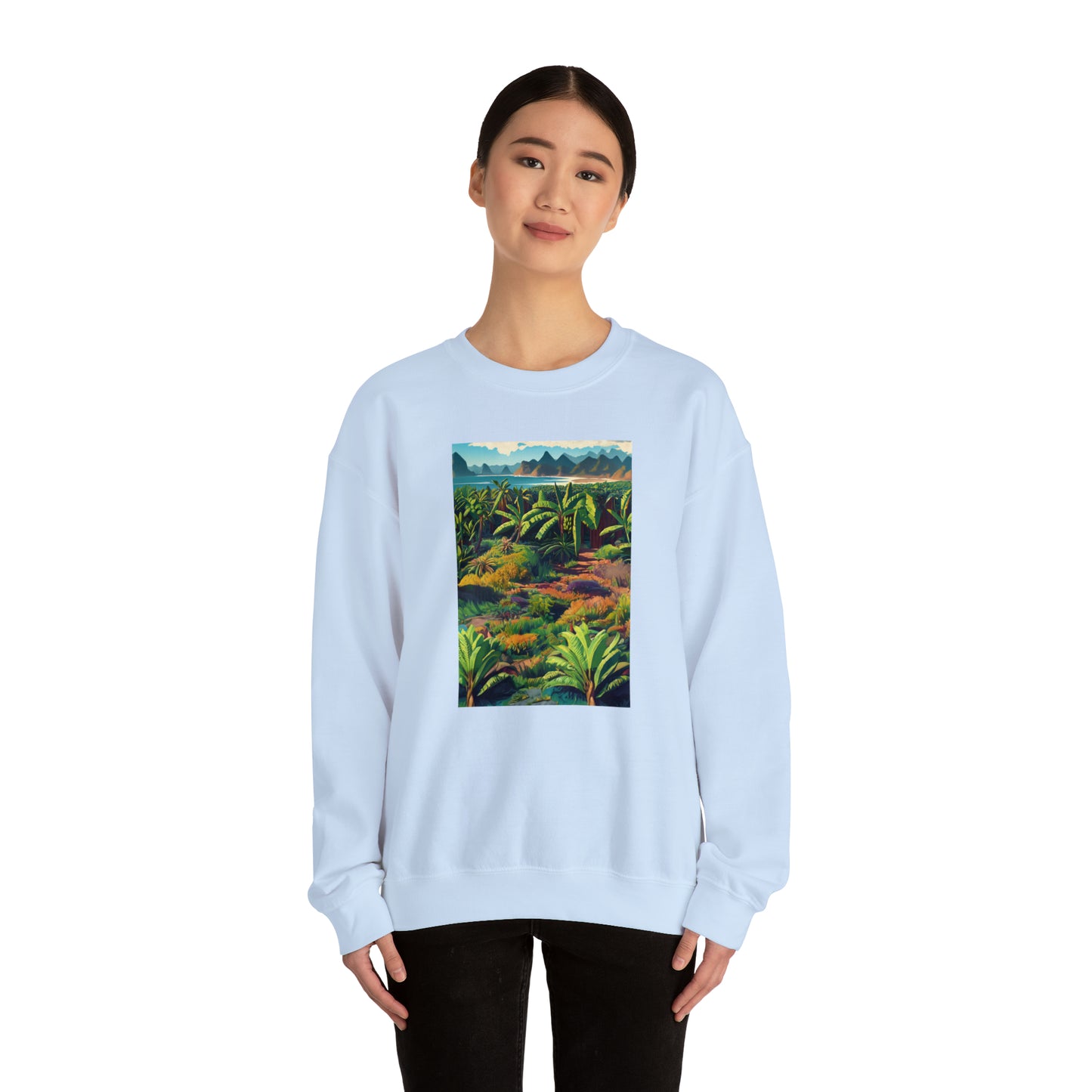 Tropicana Harvest: Banana Plantation Edition Unisex Heavy Blend™ Crewneck Sweatshirt