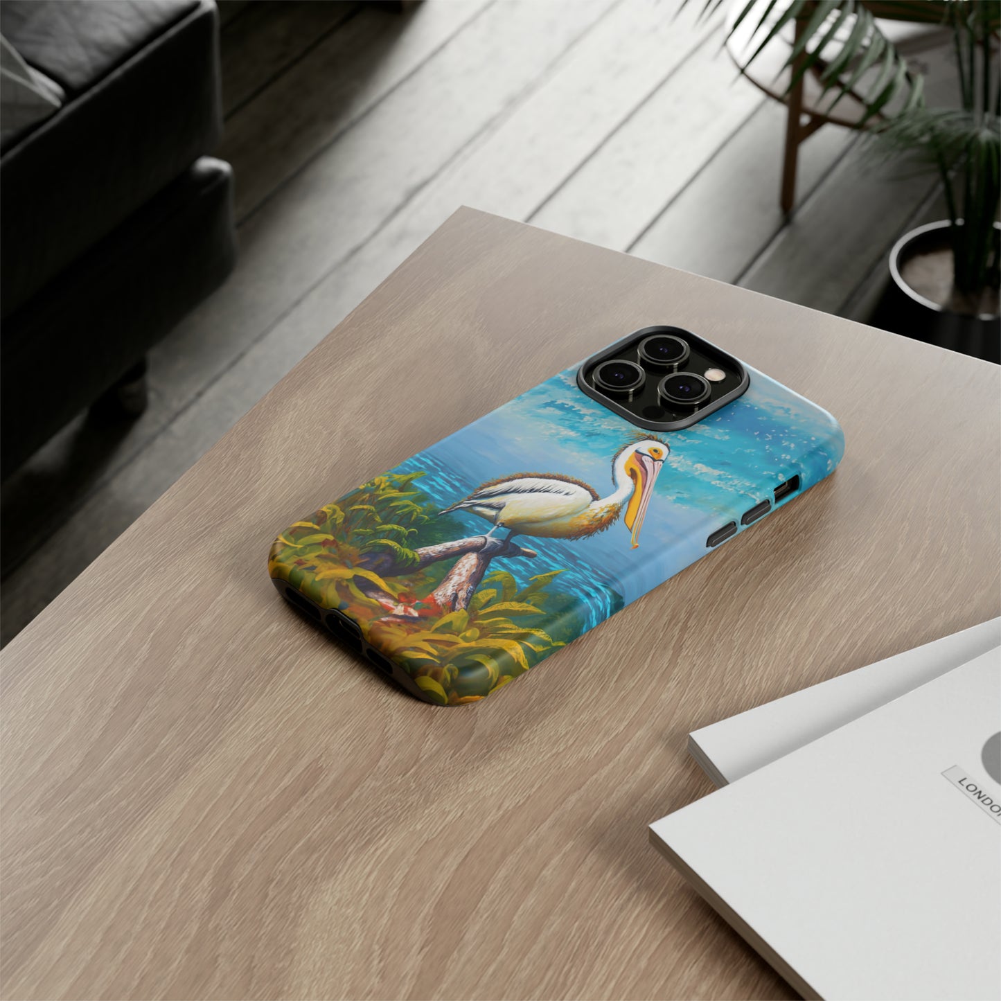 Nature's Guardian: Pelican Edition Tough Phone Case