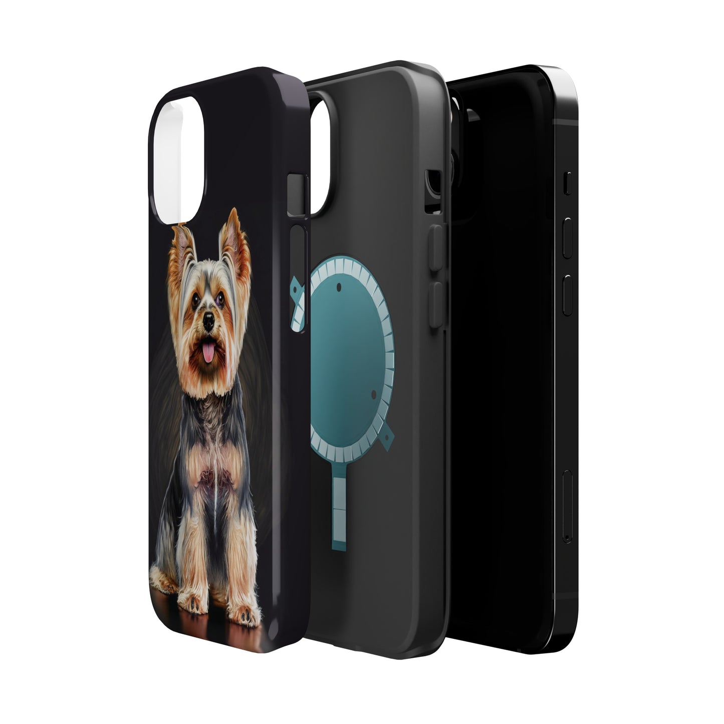 Pocket-Size Protector: Magsafe Guardian Yorkie Flair Tough Case