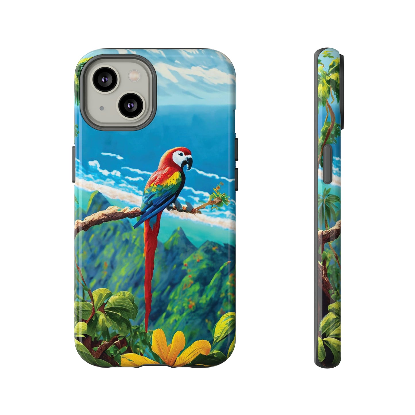Tropical Guardian: Parrot Edition Phone Armor