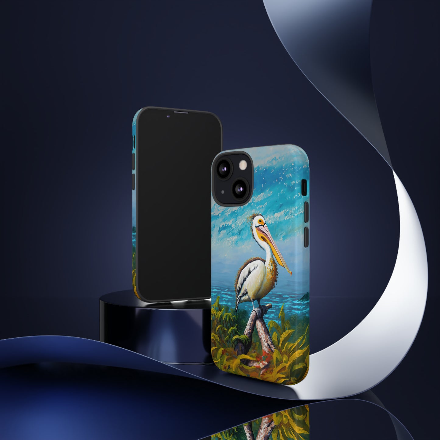Nature's Guardian: Pelican Edition Tough Phone Case