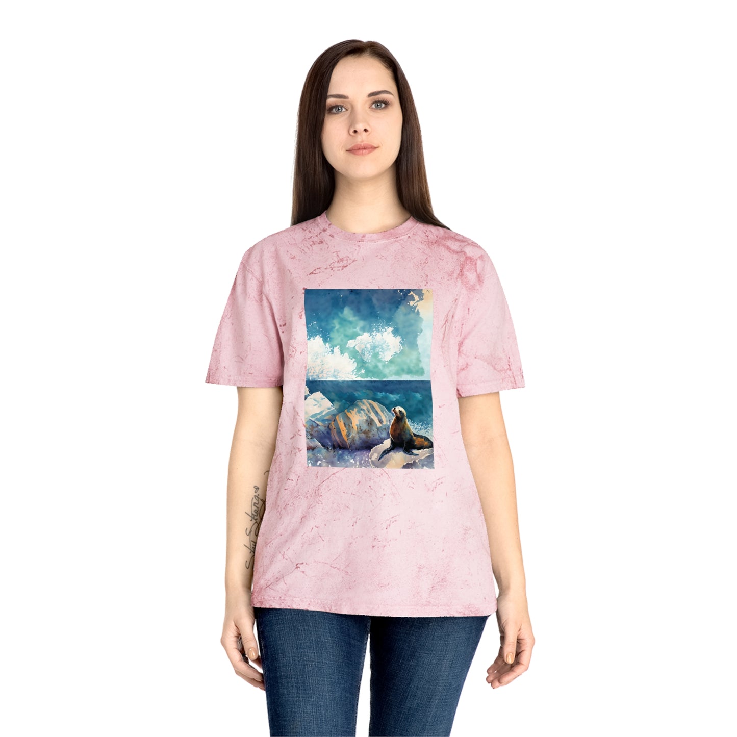 Sea Lion Spectrum: Jimmy Reefs Color Blast T-Shirt