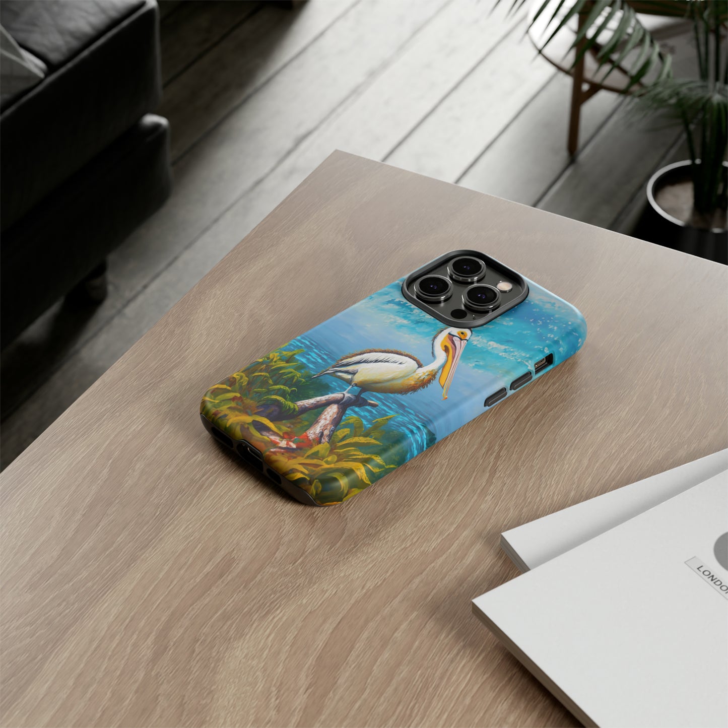 Nature's Guardian: Pelican Edition Tough Phone Case