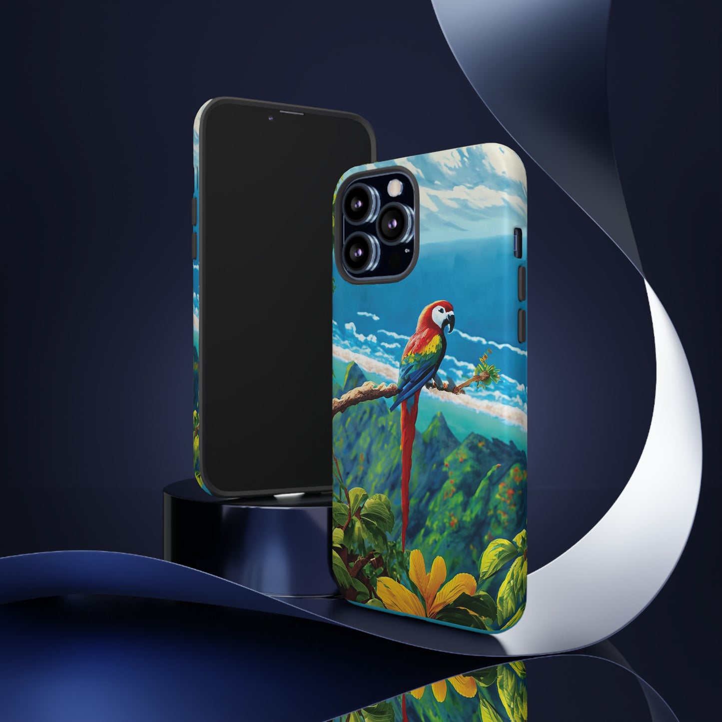 Tropical Guardian: Parrot Edition Phone Armor