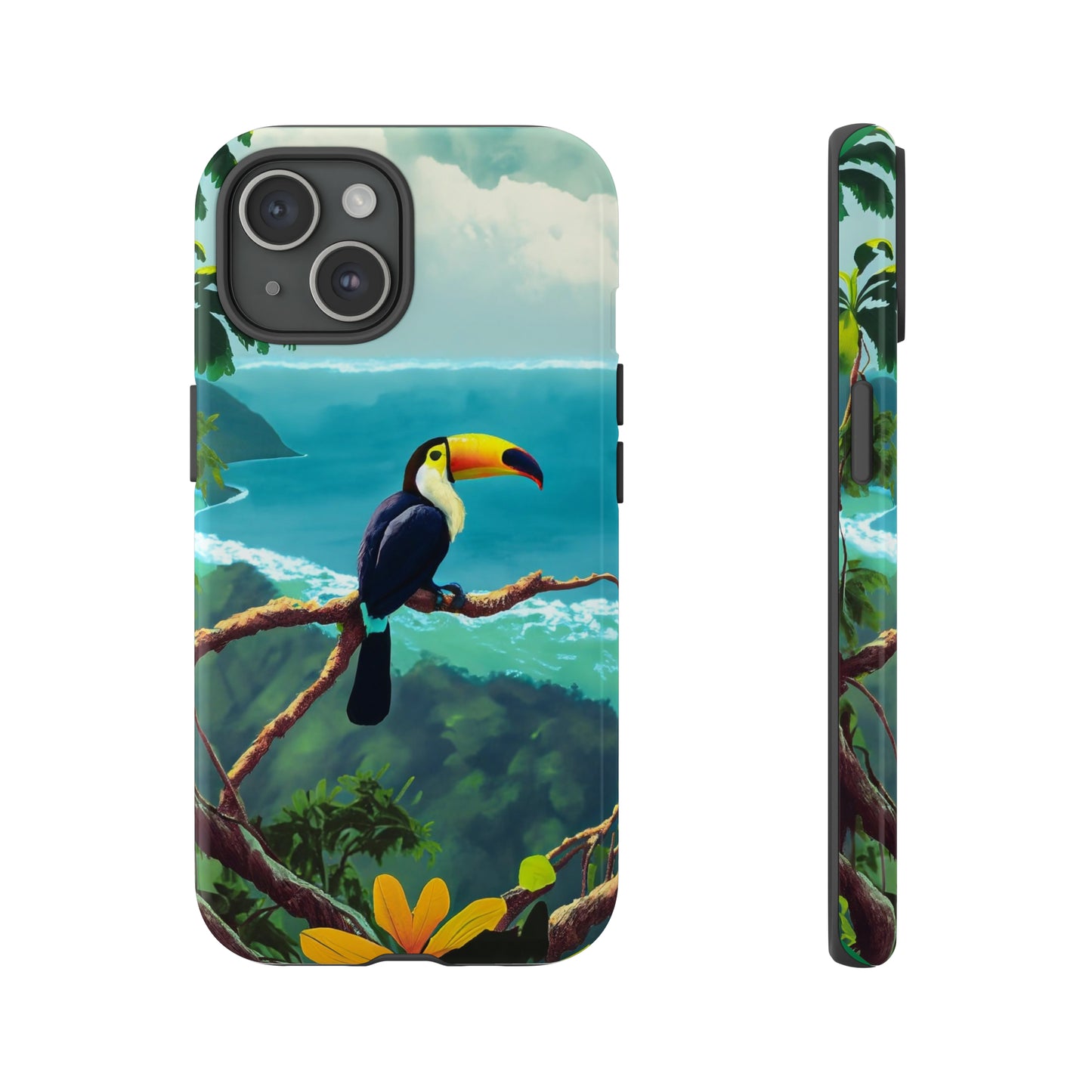 Toucan Tropics: Jimmy Reefs Tropical Majesty Tough Cases