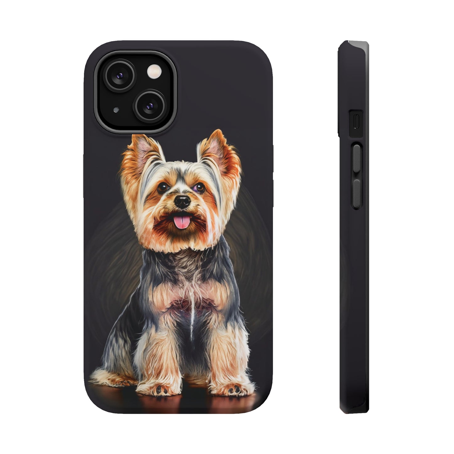 Pocket-Size Protector: Magsafe Guardian Yorkie Flair Tough Case