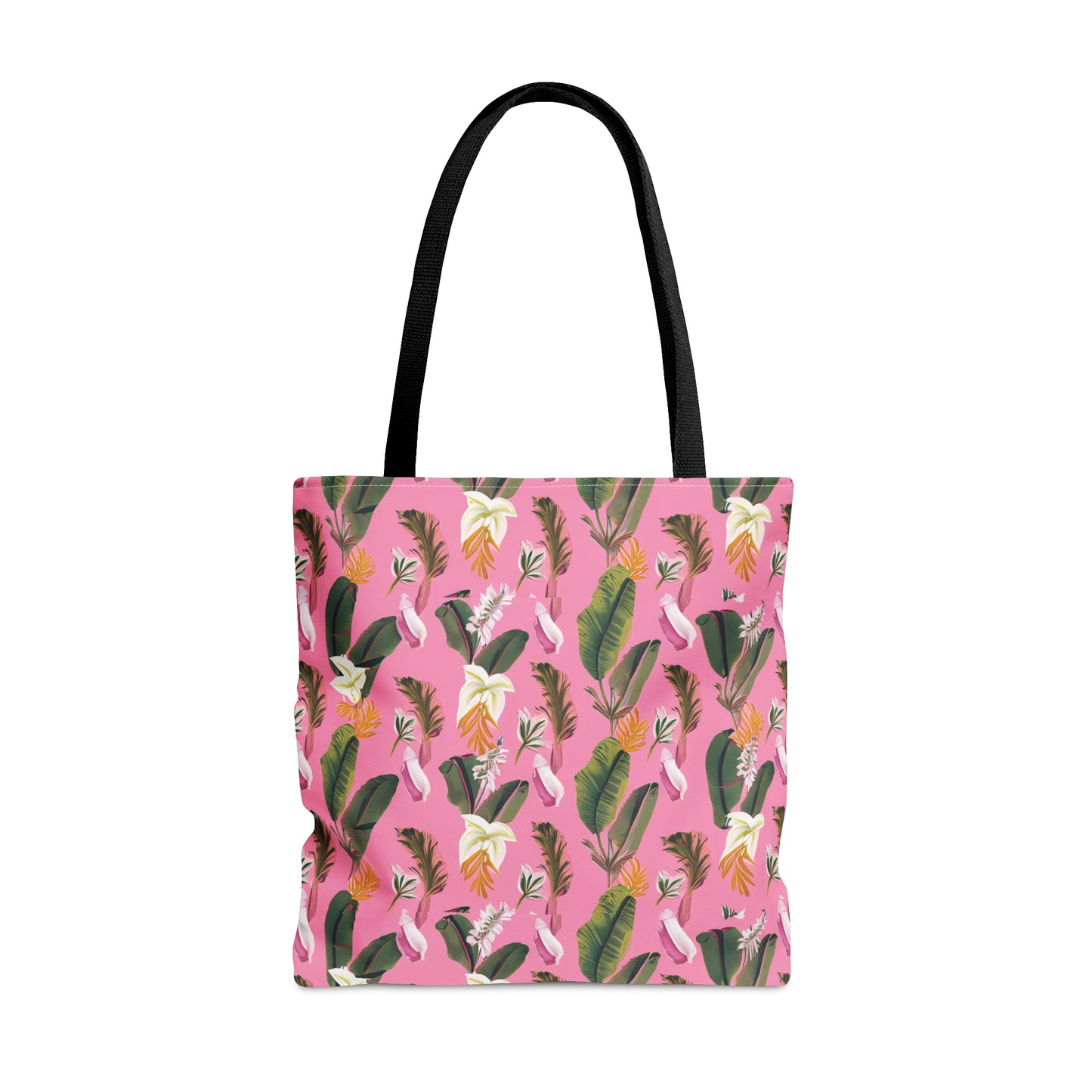 Tropical Rebellion: Pink Patterned Tote Bag