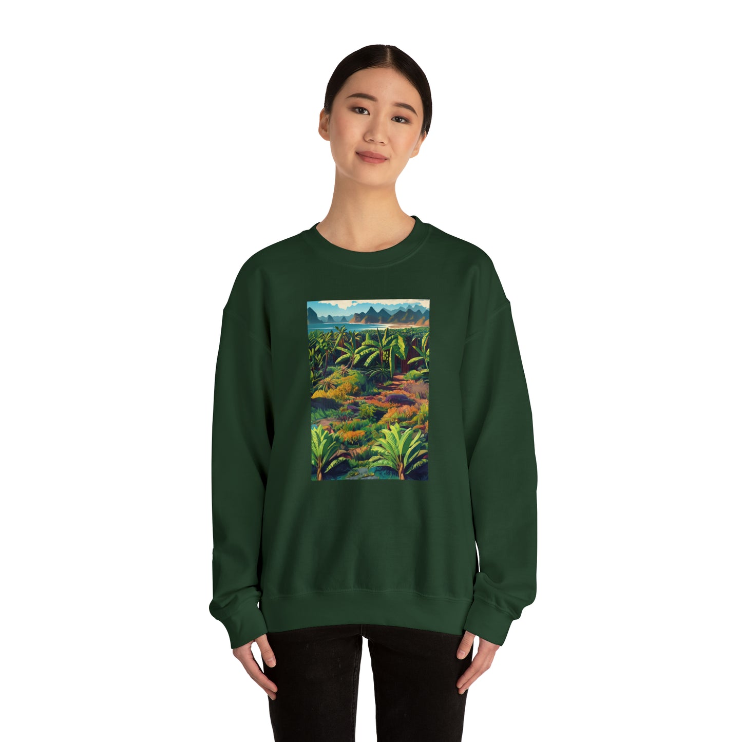 Tropicana Harvest: Banana Plantation Edition Unisex Heavy Blend™ Crewneck Sweatshirt