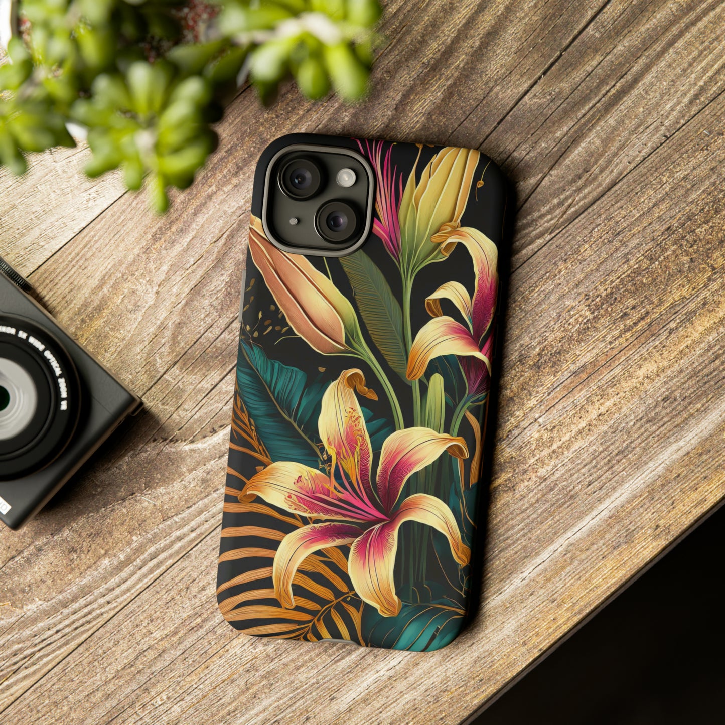 Gilded Blooms: Jimmy Reefs Tropical Elegance Case