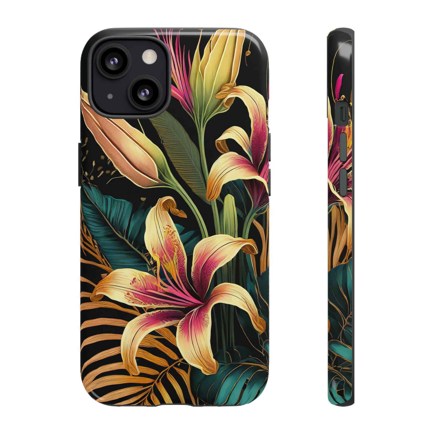 Gilded Blooms: Jimmy Reefs Tropical Elegance Case