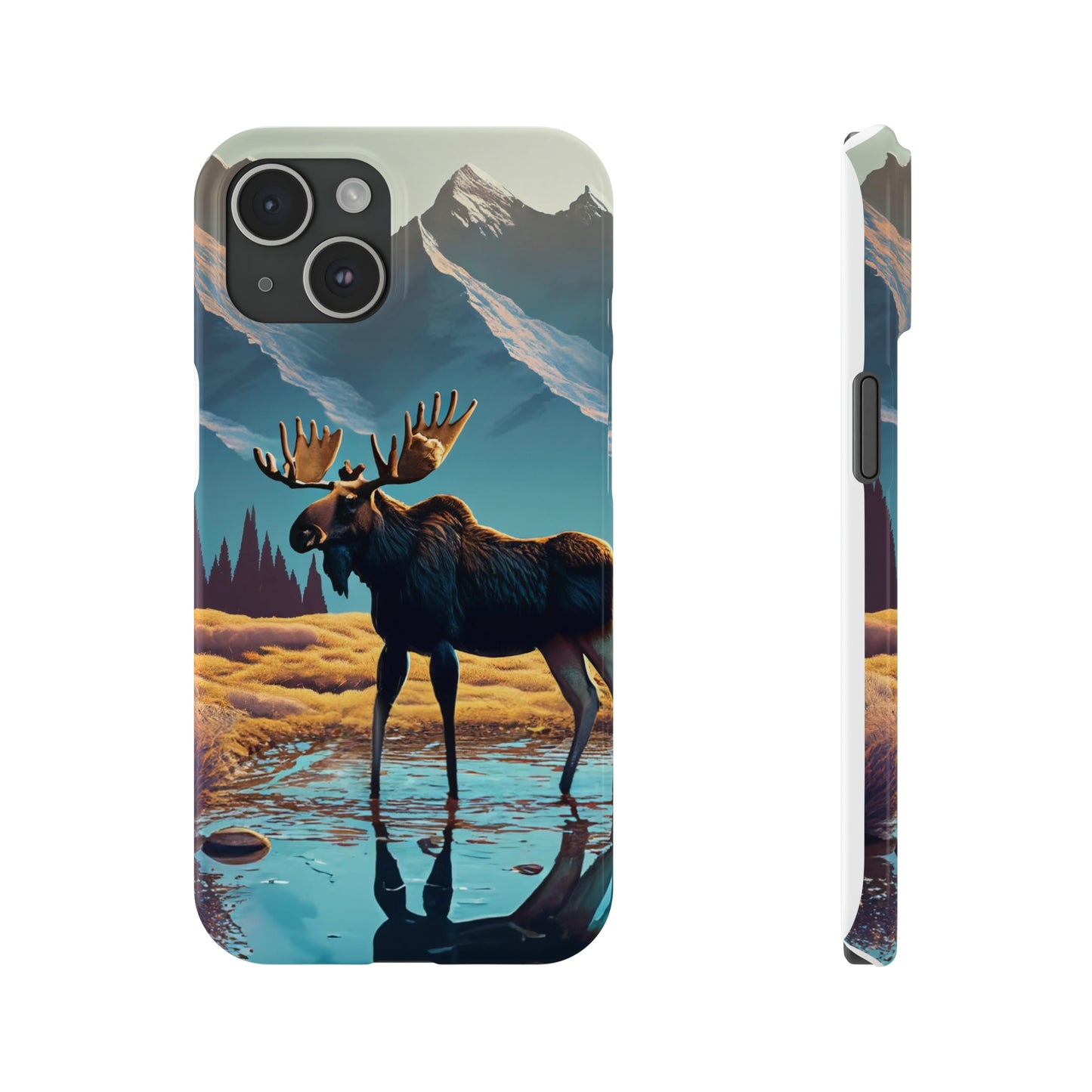 Majestic Moose: Jimmy Reefs Slim Moose Edition Phone Case