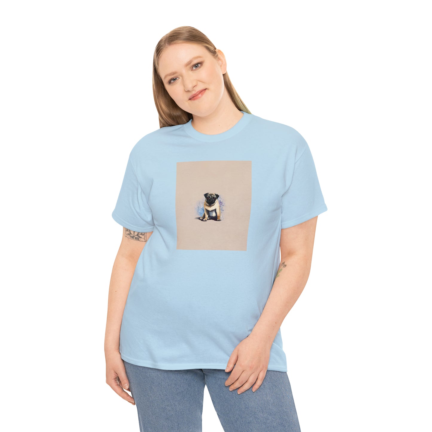 Pug Pals: Jimmy Reefs' Best Friend Tribute Heavy Cotton Tee