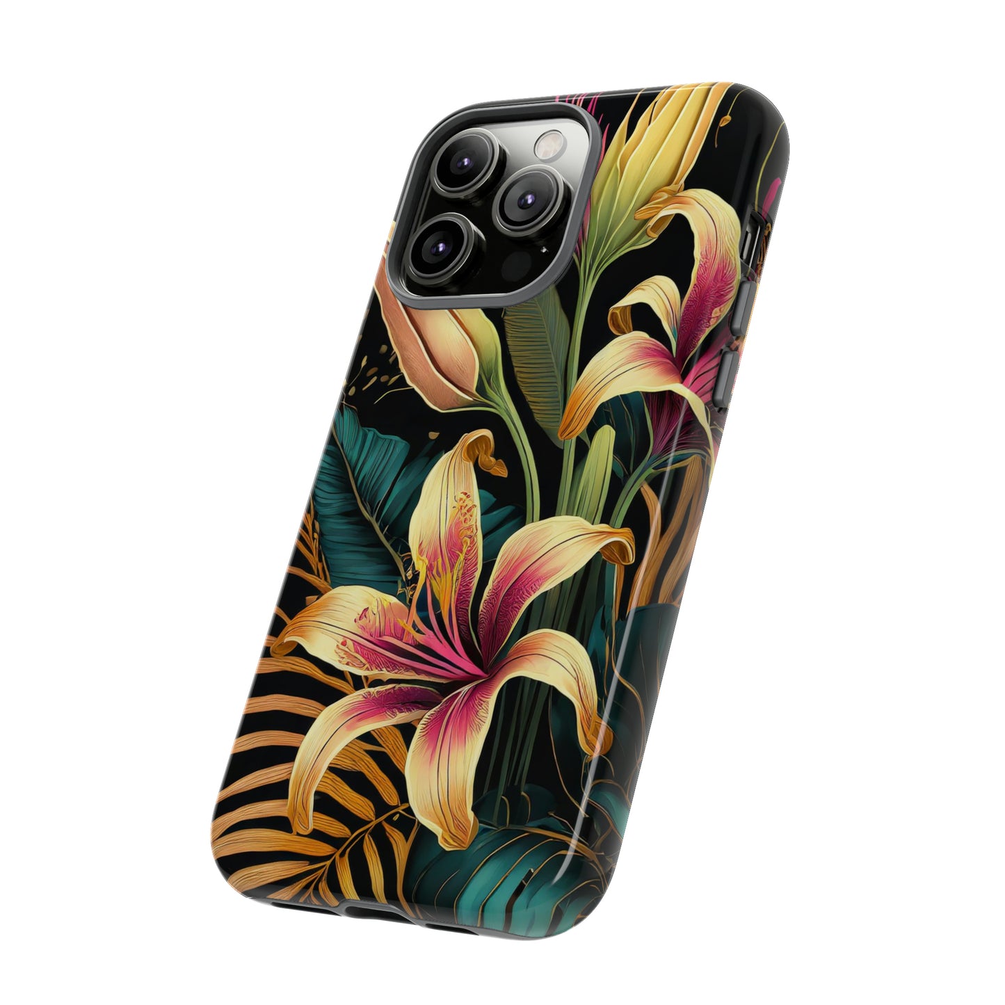 Gilded Blooms: Jimmy Reefs Tropical Elegance Case