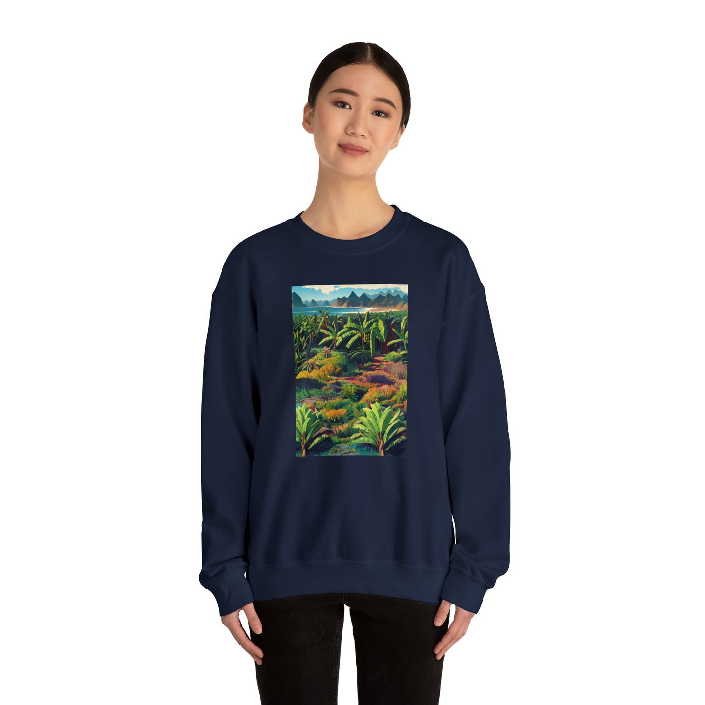 Tropicana Harvest: Banana Plantation Edition Unisex Heavy Blend™ Crewneck Sweatshirt