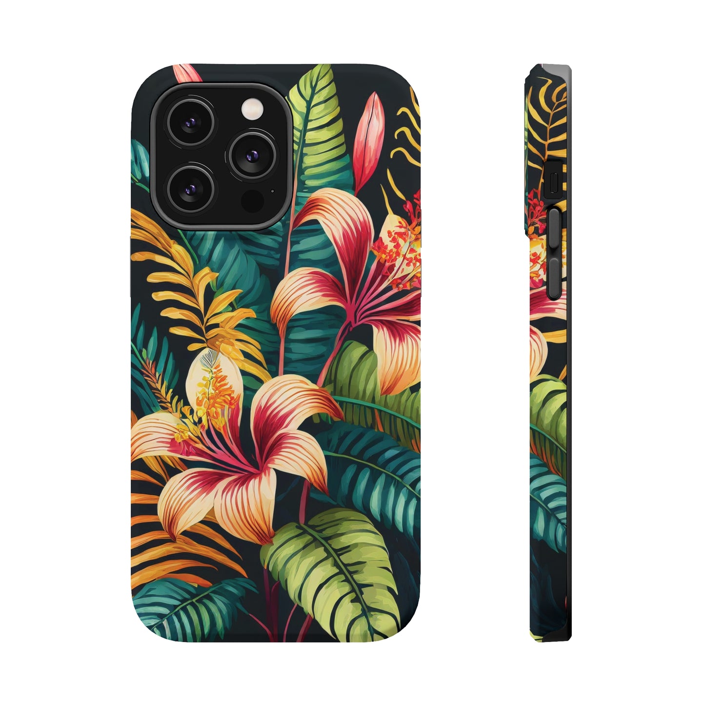 Tropical Bloom Elegance: Jimmy Reefs Floral Fantasy MagSafe Tough Cases