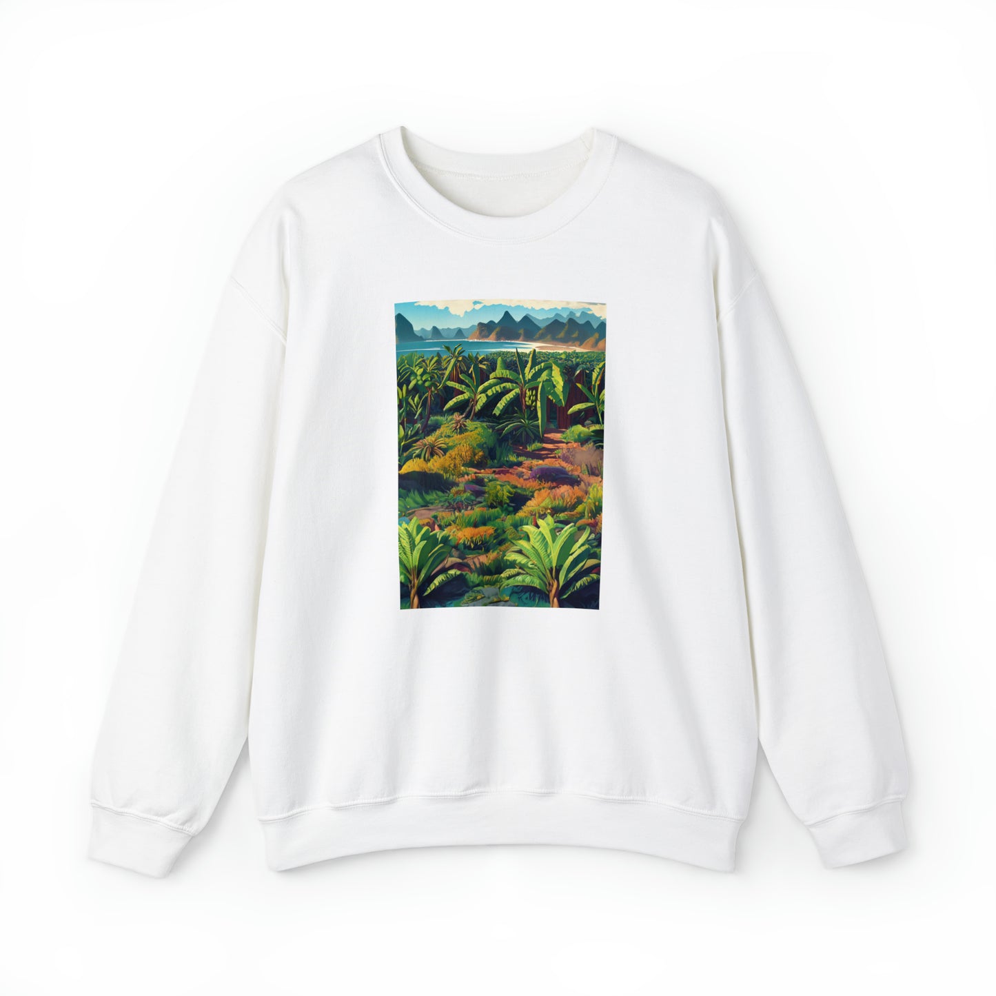 Tropicana Harvest: Banana Plantation Edition Unisex Heavy Blend™ Crewneck Sweatshirt