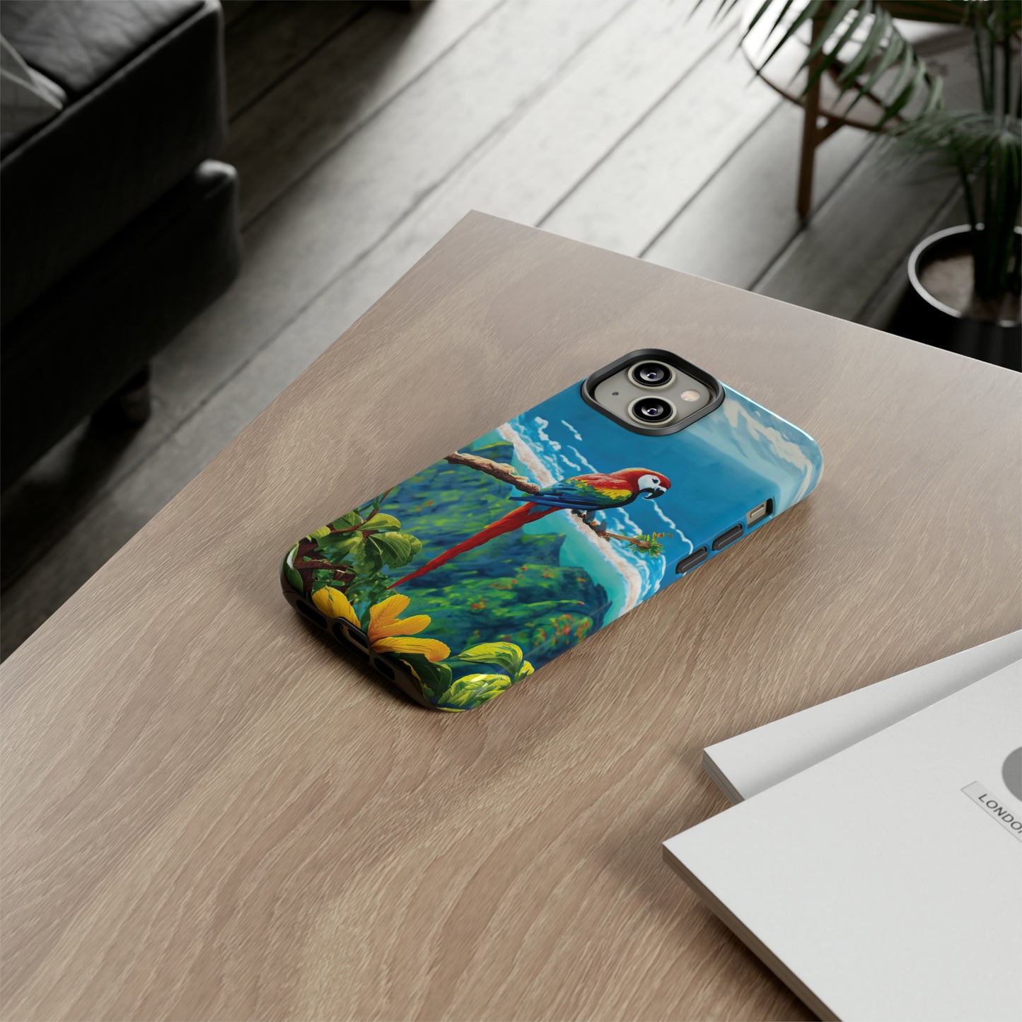 Tropical Guardian: Parrot Edition Phone Armor