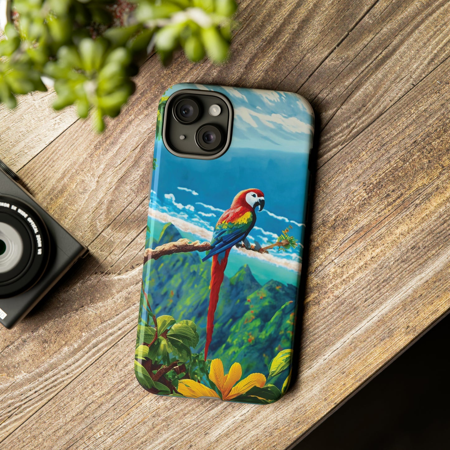Tropical Guardian: Parrot Edition Phone Armor